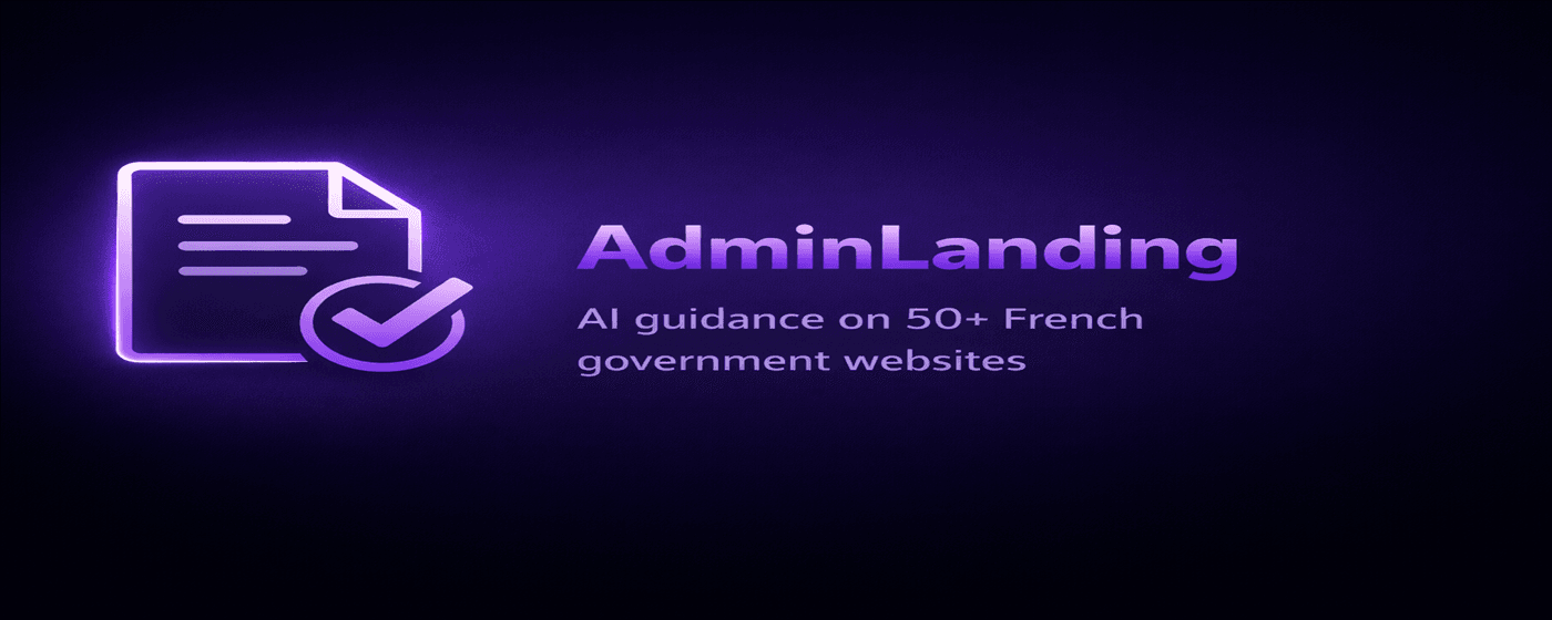 Aperçu d'AdminLanding