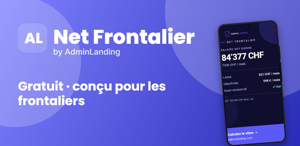 Net Frontalier — l'application du frontalier France-Suisse