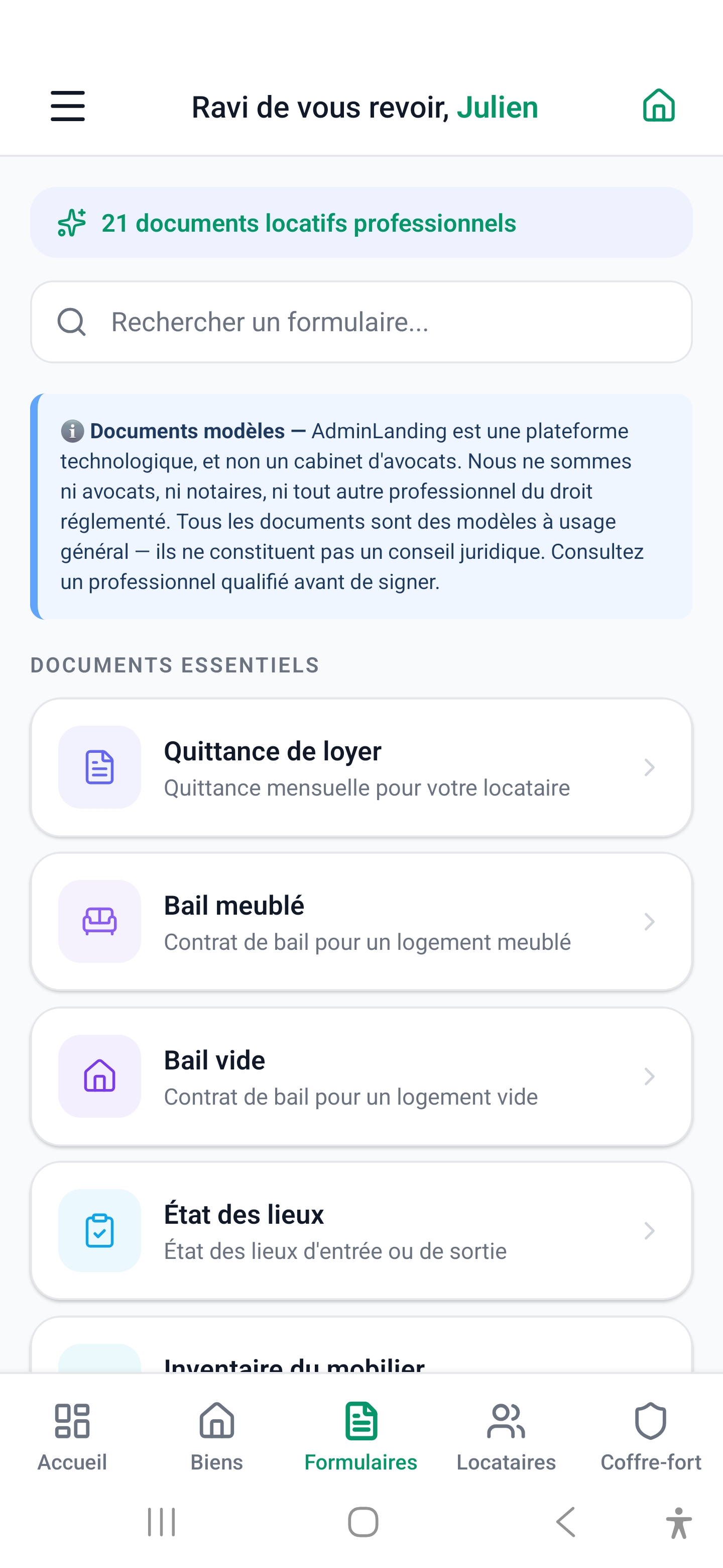 19 documents ALUR